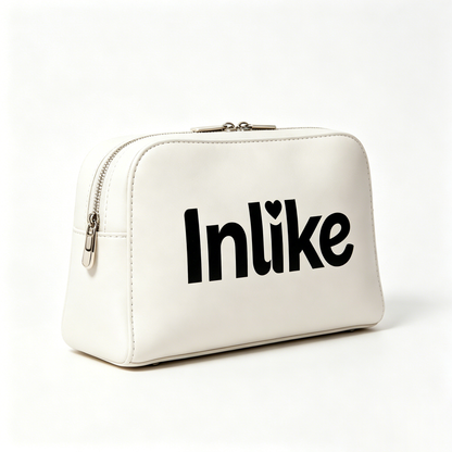 Inlike Small Handbags, Portable Waterproof Travel Toiletry Organizer Pouch, Multi-Purpose Mini Storage Hand Purse for Women Girls