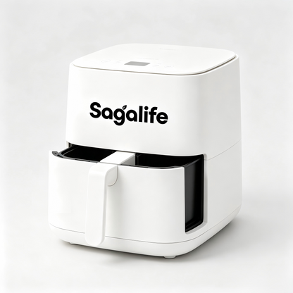 Sagalife Digital Air Fryer, Large Capacity Non-Stick Airfryer Oven, Touch Screen Oil-Free Hot Air Cooker, Multi-Function Healthy Air Fryer for Home Cooking Fries Chicken Snacks