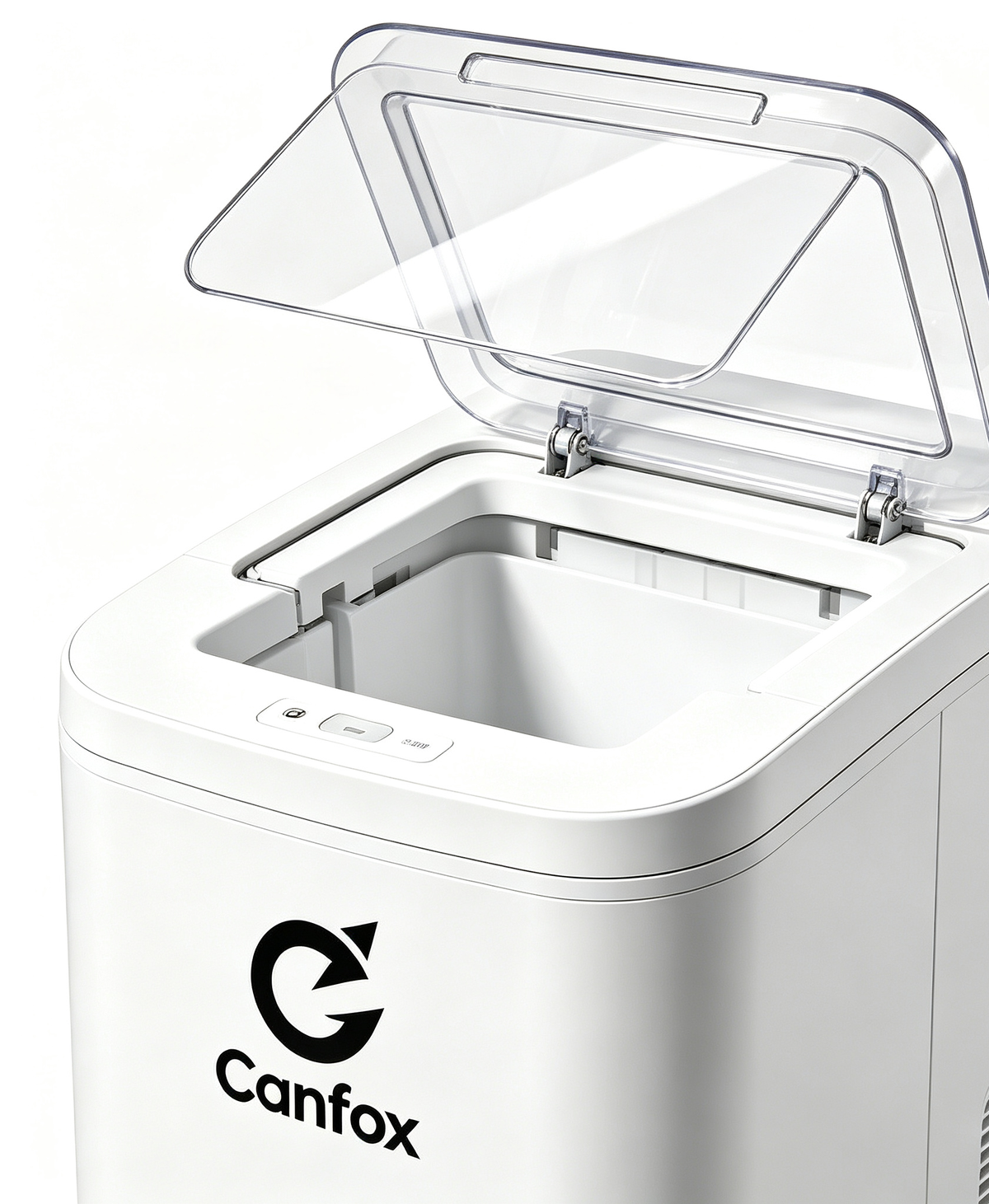 Canfox Countertop Ice Maker, Portable Automatic Ice Making Machine, Fast Ice Cube Maker for Home Kitchen, Bar, RV, Camping & Party