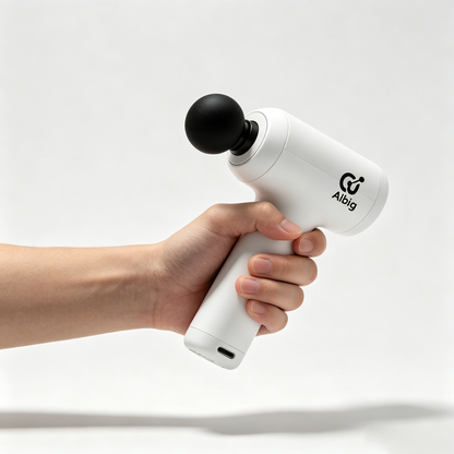 Aibig Massage Gun, Portable Deep Tissue Muscle Massager, Rechargeable Percussion Massage Device for Gym Workout, Office and Home Muscle Relief