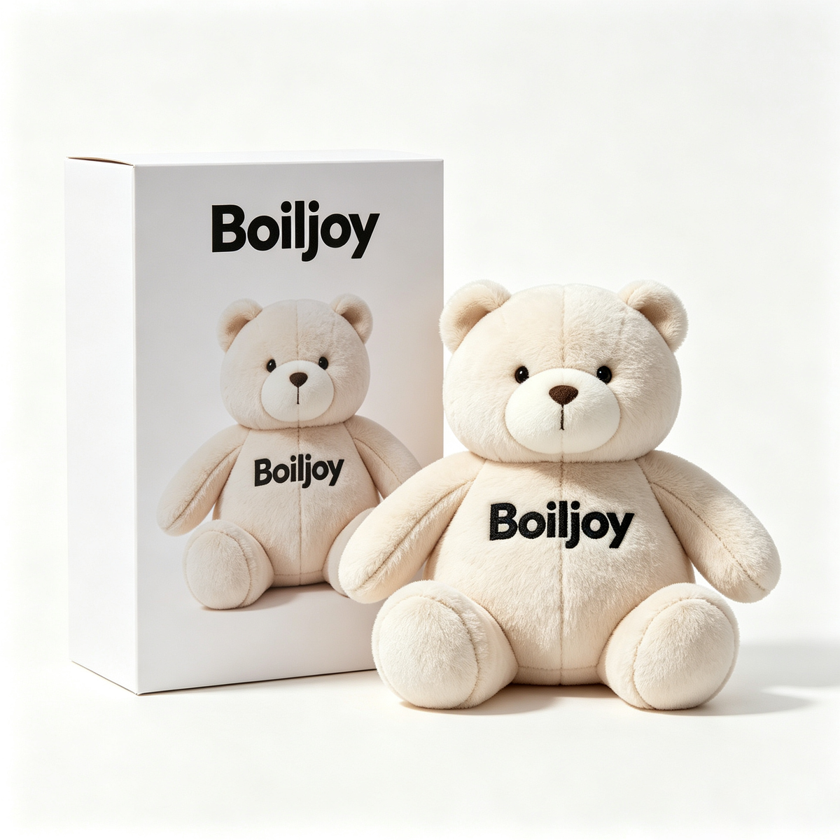Boiljoy Teddy Bear Plush Toy, Soft Stuffed Animal Plush Bear, Vacuum Compressed Cuddly Plush Companion for Kids Adults, Perfect for Home Decor & Gift Giving