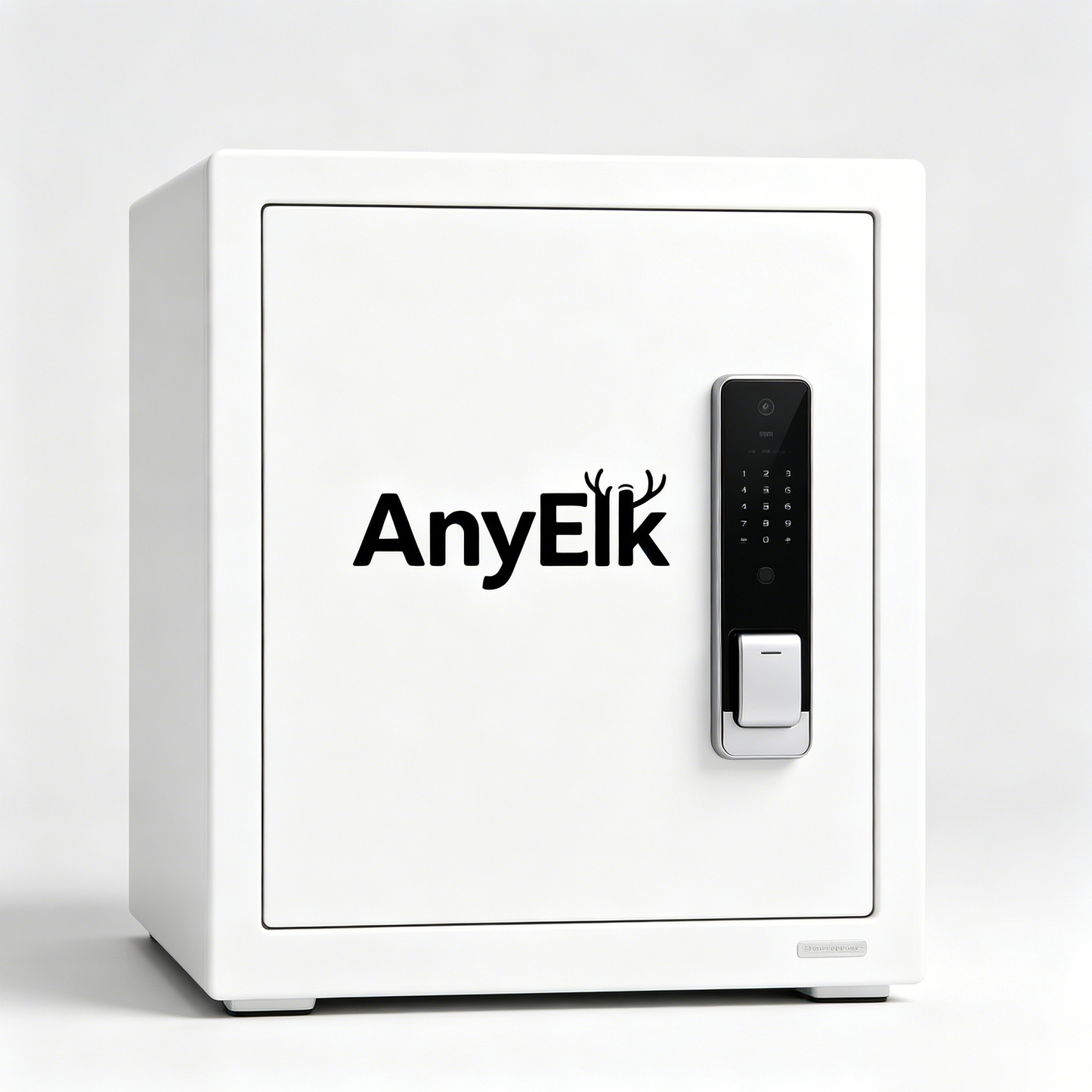 AnyElk Digital Home Safe Box, Fingerprint & Keypad Lock Secure Cabinet, Solid Steel Fireproof Anti-Theft Safe with Removable Shelf for Home, Hotel & Office Valuables Storage