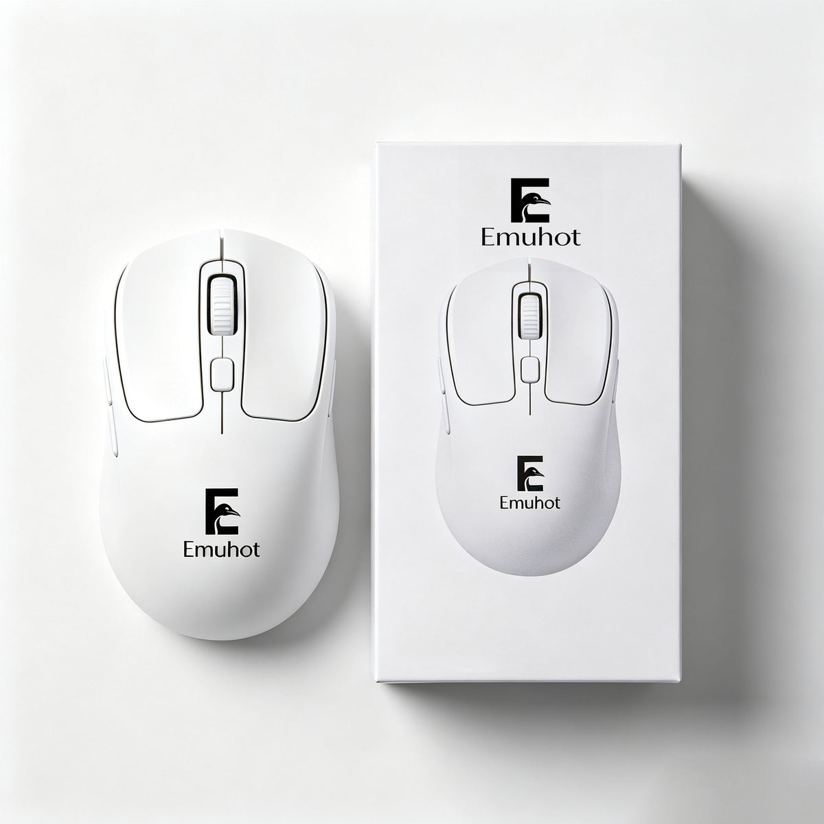 Emuhot Wireless Gaming Mouse, 2.4G & Bluetooth Dual Mode Ergonomic Computer Mouse