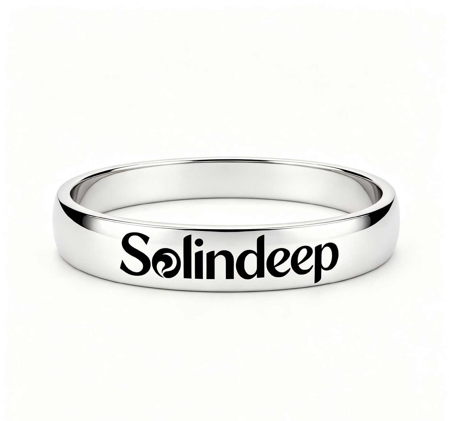【Solindeep Polished Open Cuff Bangle】—— Trendy Minimalist Accessory for Daily Styling