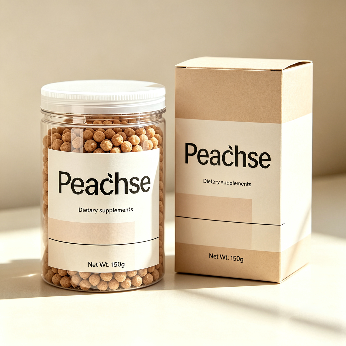Peachse Natural Herbal Dietary Supplement Pills, Premium Wellness Support Supplement for Daily Health, Non‑GMO, Easy‑to‑Swallow