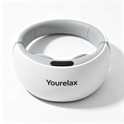 Yourelax Neck Massager, Portable Electric Cervical Massage Device with Heat Function, Rechargeable U-Shaped Massager for Home Office Travel Neck Pain Relief