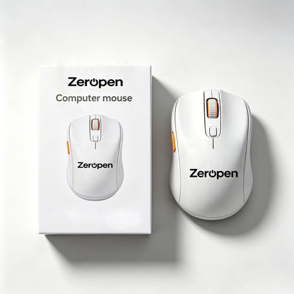 Zeropen Wireless Computer Mouse, Ergonomic Silent Click Cordless Mouse, Adjustable DPI Portable Wireless Mice, USB Receiver Wireless Mouse for Laptop PC Desktop Office & Daily Use