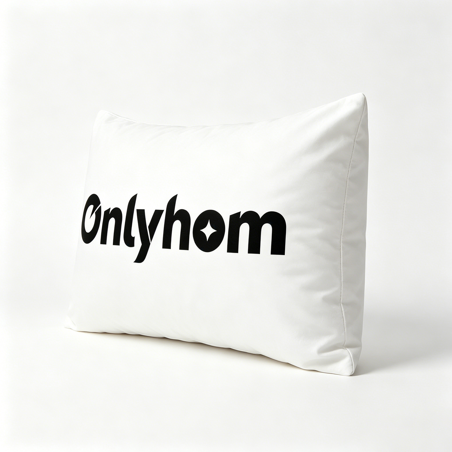 Onlyhom Decorative Lumbar Throw Pillow, Rectangle Soft Solid White Cushion, Modern Minimalist Rectangular Pillow for Sofa Couch Bed Home Decor