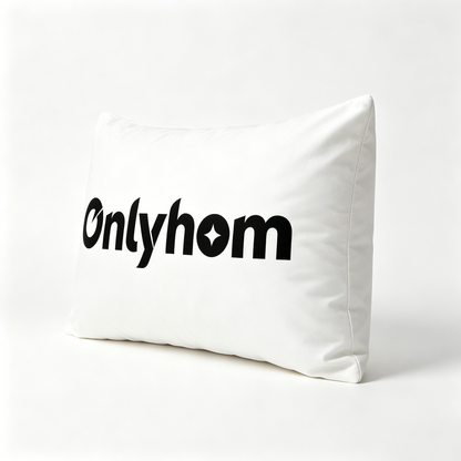 Onlyhom Decorative Lumbar Throw Pillow, Rectangle Soft Solid White Cushion, Modern Minimalist Rectangular Pillow for Sofa Couch Bed Home Decor