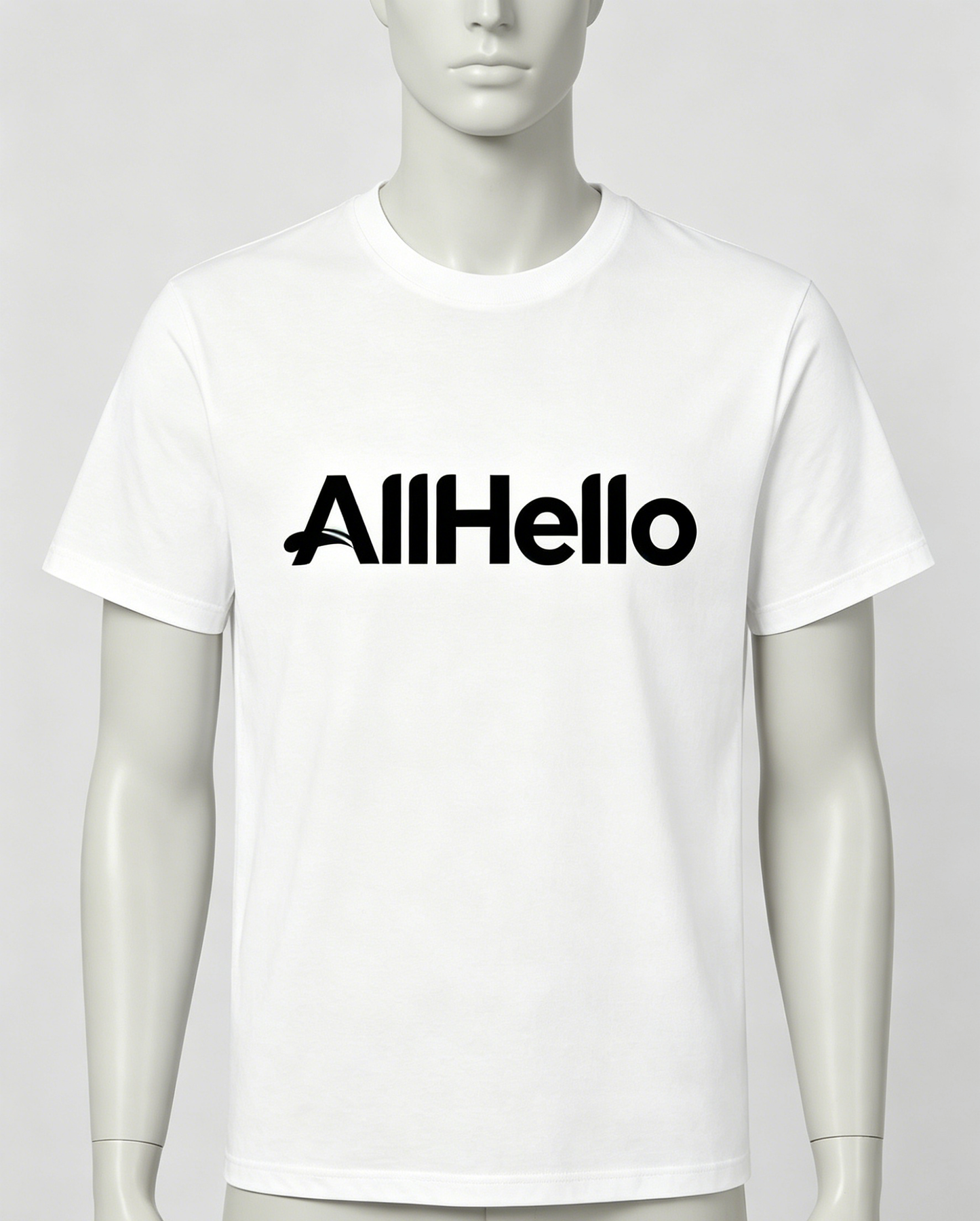 【AllHello Classic Logo T-shirt】—— Your Go-To for Everyday Comfort & Style