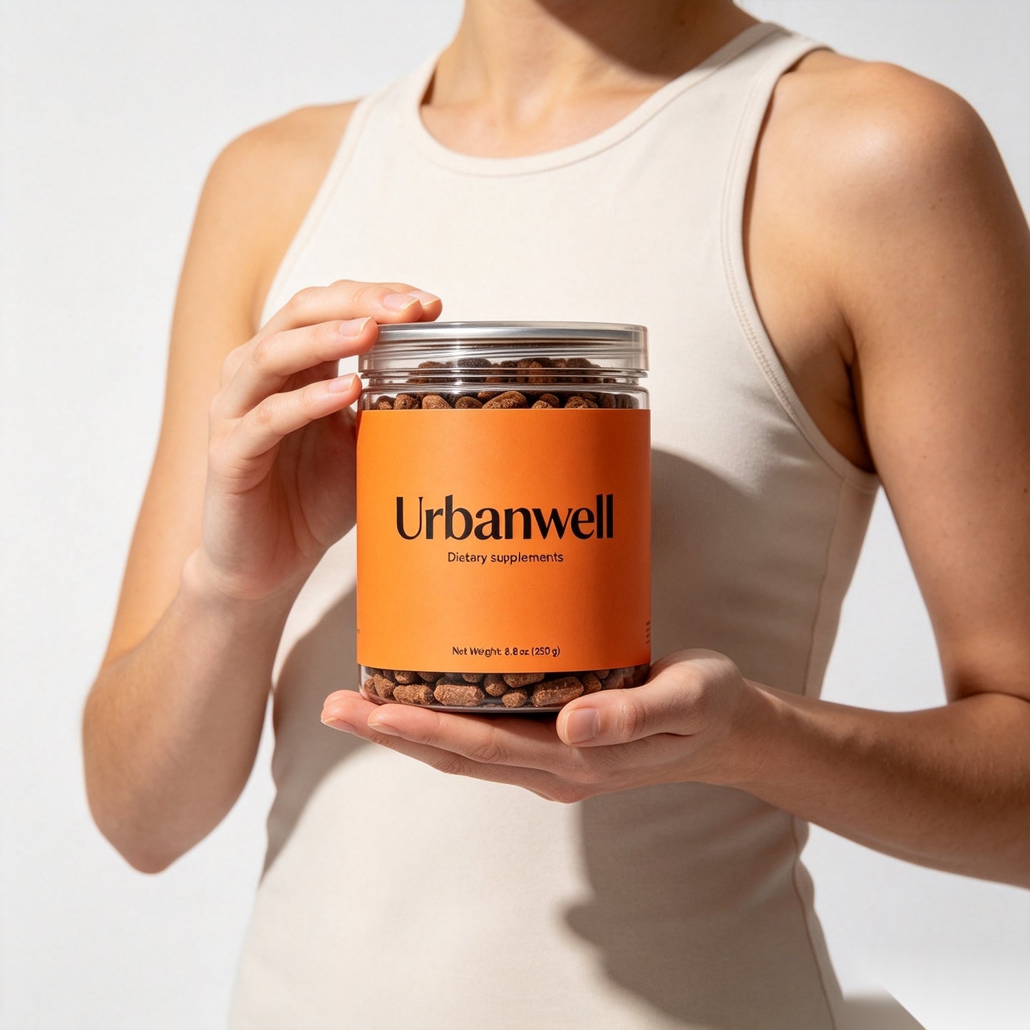 Urbanwell Daily Chewable Fiber Dietary Supplement, Gut & Digestive Health Support, All Natural Easy Chew Fiber Pellets
