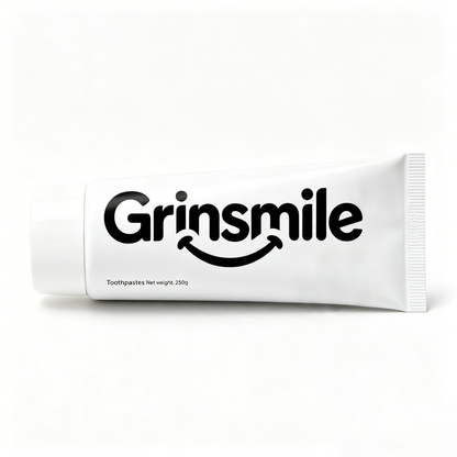 Grinsmile Deep Clean Whitening Toothpaste 250g, Freshens Bad Breath, Removes Stains, Protects Enamel, Gentle Daily Oral Care Toothpaste for Adults