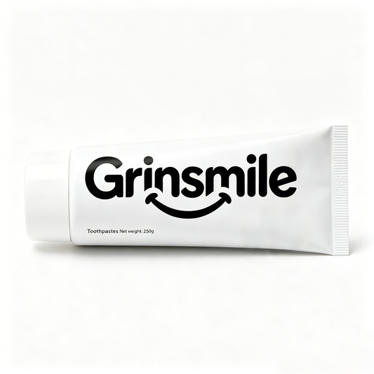 Grinsmile Deep Clean Whitening Toothpaste 250g, Freshens Bad Breath, Removes Stains, Protects Enamel, Gentle Daily Oral Care Toothpaste for Adults