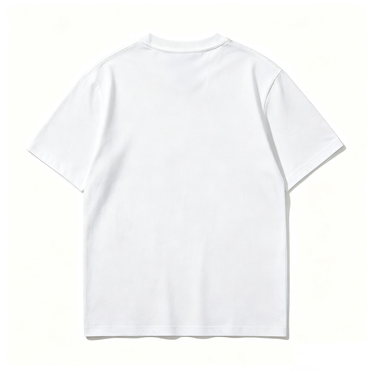 UrgeNow Crew Neck Short-Sleeve T-Shirt, 100% Cotton Solid White Casual Tee for Men Daily Wear