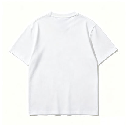 UrgeNow Crew Neck Short-Sleeve T-Shirt, 100% Cotton Solid White Casual Tee for Men Daily Wear