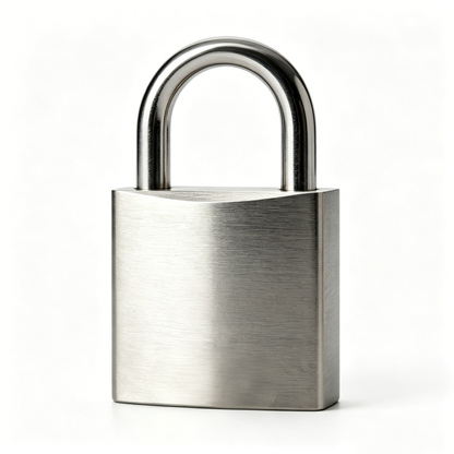 Firmoon Metal lock, Heavy Duty Weatherproof Metal Lock with Hardened Steel Shackle, Anti-Cut Anti-Rust Security Padlock for Gate, Shed, Locker, Storage Unit, Garage, Outdoor & Indoor Use