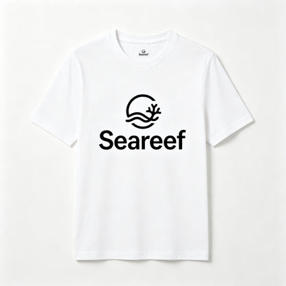 Seareef Classic Short‑Sleeve Crew Neck T‑Shirt, Premium Soft Casual Daily Tee
