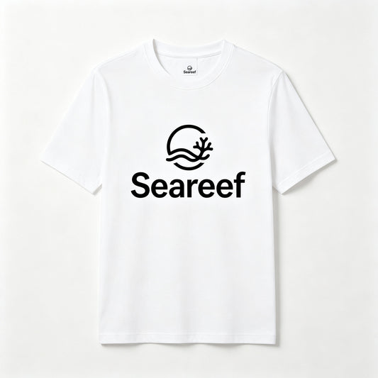 Seareef Classic Short‑Sleeve Crew Neck T‑Shirt, Premium Soft Casual Daily Tee