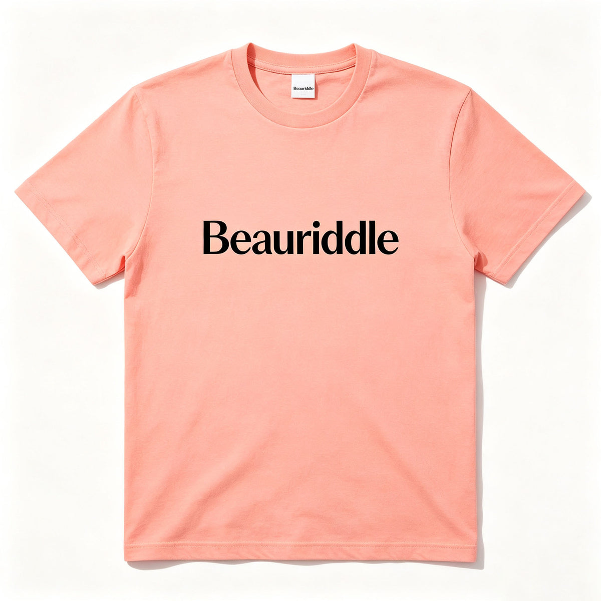 Beauriddle Short Sleeve Crew Neck T-Shirt, Classic Casual Cotton Tee, Soft Lightweight Basic Top for Daily Wear