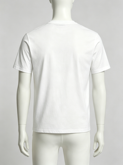 Megape Men’s Classic Crew Neck Short Sleeve T-Shirt, 100% Soft Cotton Casual Basic Tee, Minimal Letter Graphic Everyday Top for Daily Street Workout Wear