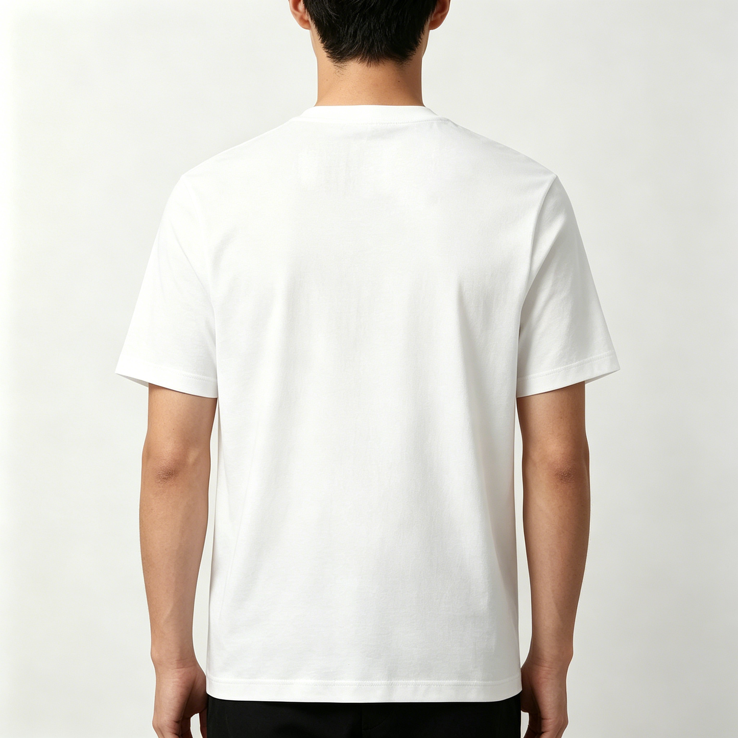 Smellheart Crew Neck Short Sleeve T-Shirt, Casual Soft Cotton Basic Tee, Fashion Loose Fit Everyday Summer Top
