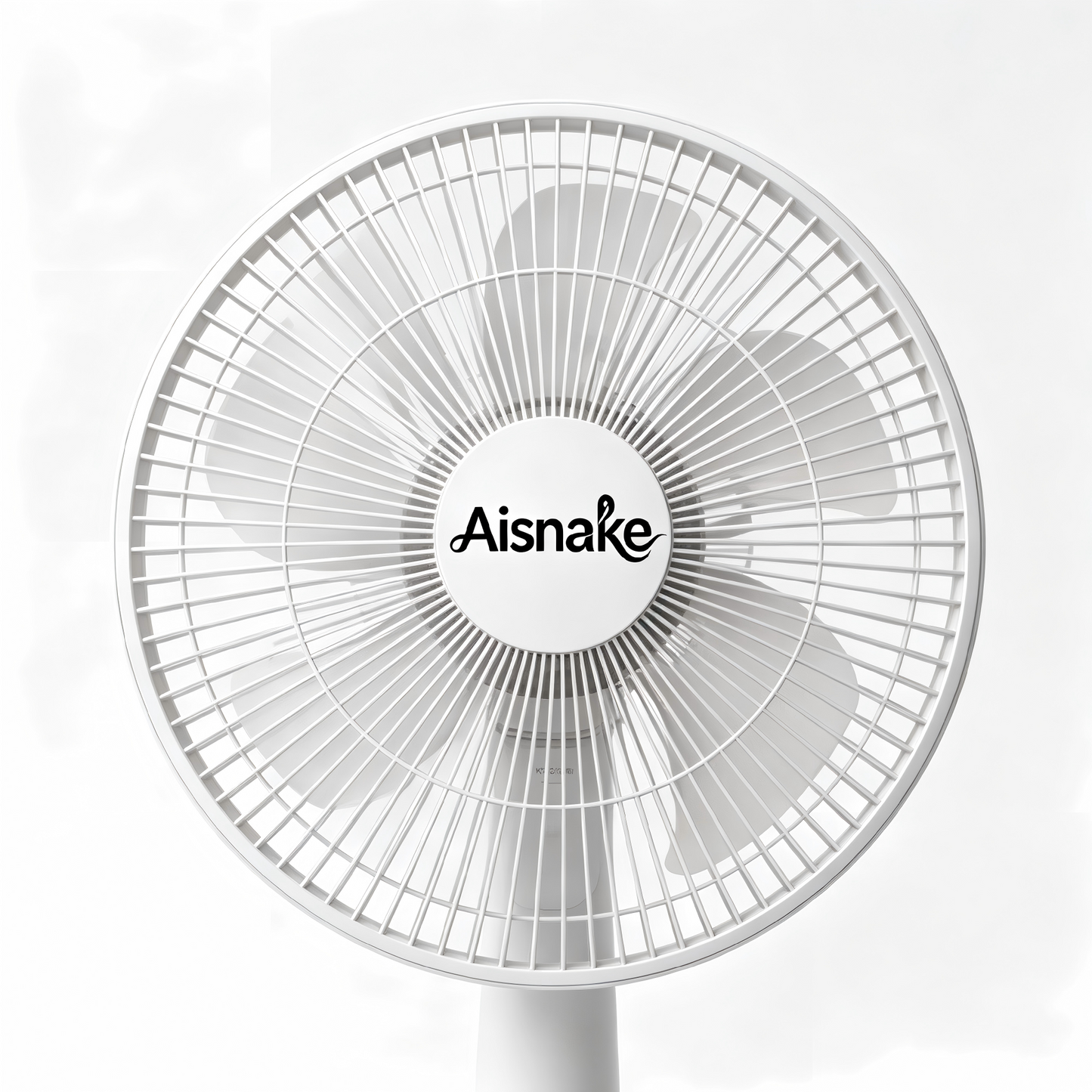 Aisnake Electric fans, 3-Speed Adjustable Small Desk Fan, 90° Tilt & 360° Oscillating Personal Fan for Bedroom, Office, Home - White, Energy-Efficient & Easy to Clean