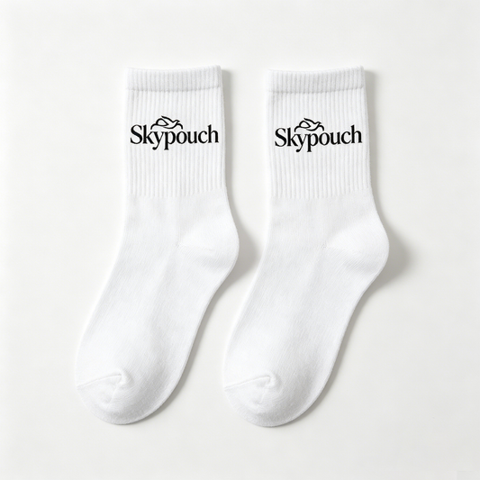 【Skypouch Mid-Calf Crew Socks】—— Comfortable Daily Essential for All Occasions