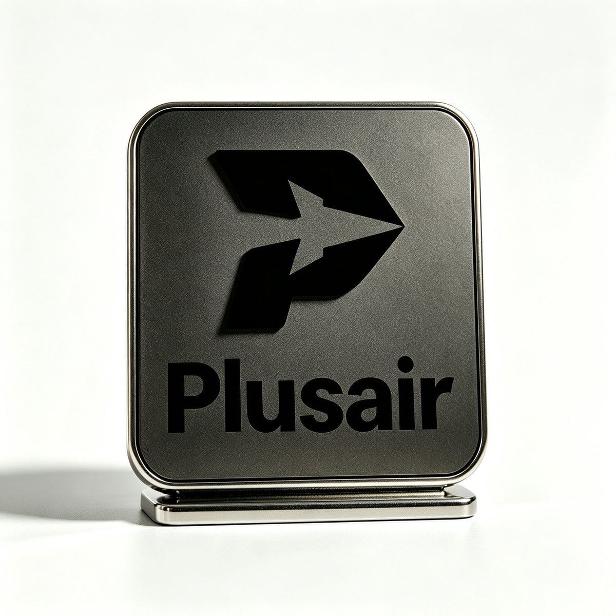 Plusair Metal Tabletop Sign Ornament, Premium Desktop Display Decor, Sturdy Metal Craft Ornament for Office Home Desk Decoration