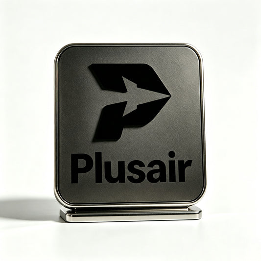 Plusair Metal Tabletop Sign Ornament, Premium Desktop Display Decor, Sturdy Metal Craft Ornament for Office Home Desk Decoration