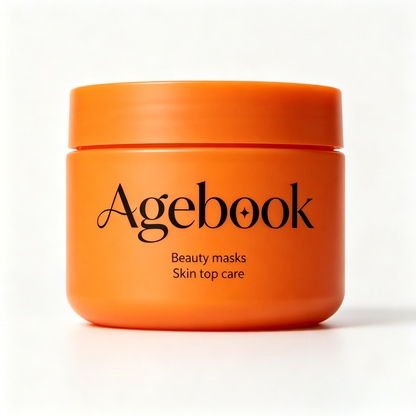 Agebook Glow-Enhancing Beauty Mask - Hydrating & Brightening Facial Mask for All Skin Types, Deep Moisturizing, Anti-Aging & Skin Top Care