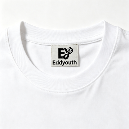 Eddyouth Everyday Unisex Tee, Comfort‑Fit Short‑Sleeve Crew Neck Top for Casual Outfits