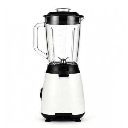 Sunsnake Countertop Blender, 500W High-Speed Smoothie Blender with 40oz Glass Jar, Multi-Function for Shakes, Smoothies & Food Prep, 3 Speed Settings