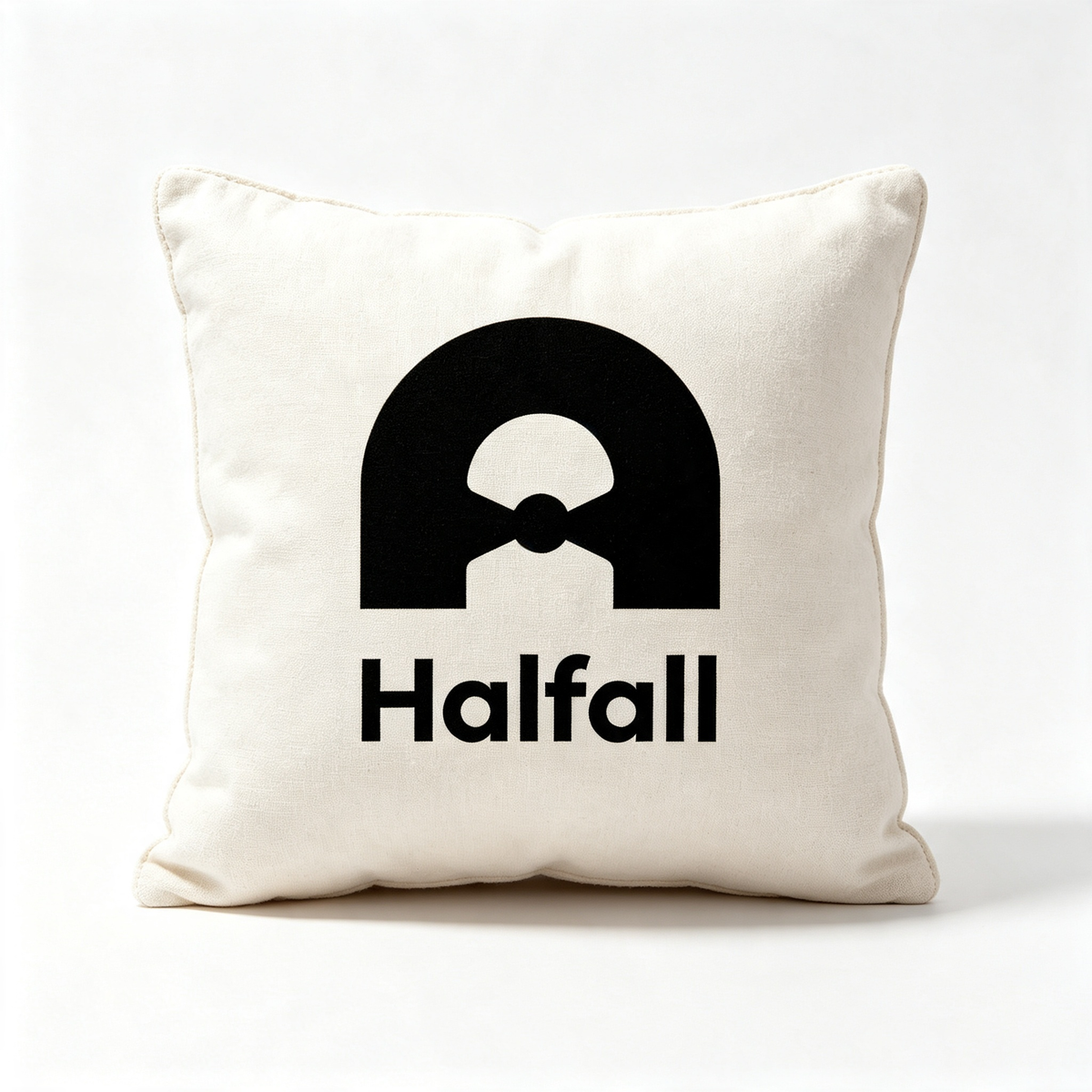 Halfall Linen Throw Pillow, Square Decorative Accent Cushion for Sofa Couch Bed Home Decor