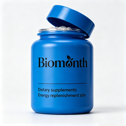 Biomonth Energy Replenishment Dietary Supplement - Natural Vitality Support, Boosts Stamina & Reduces Fatigue