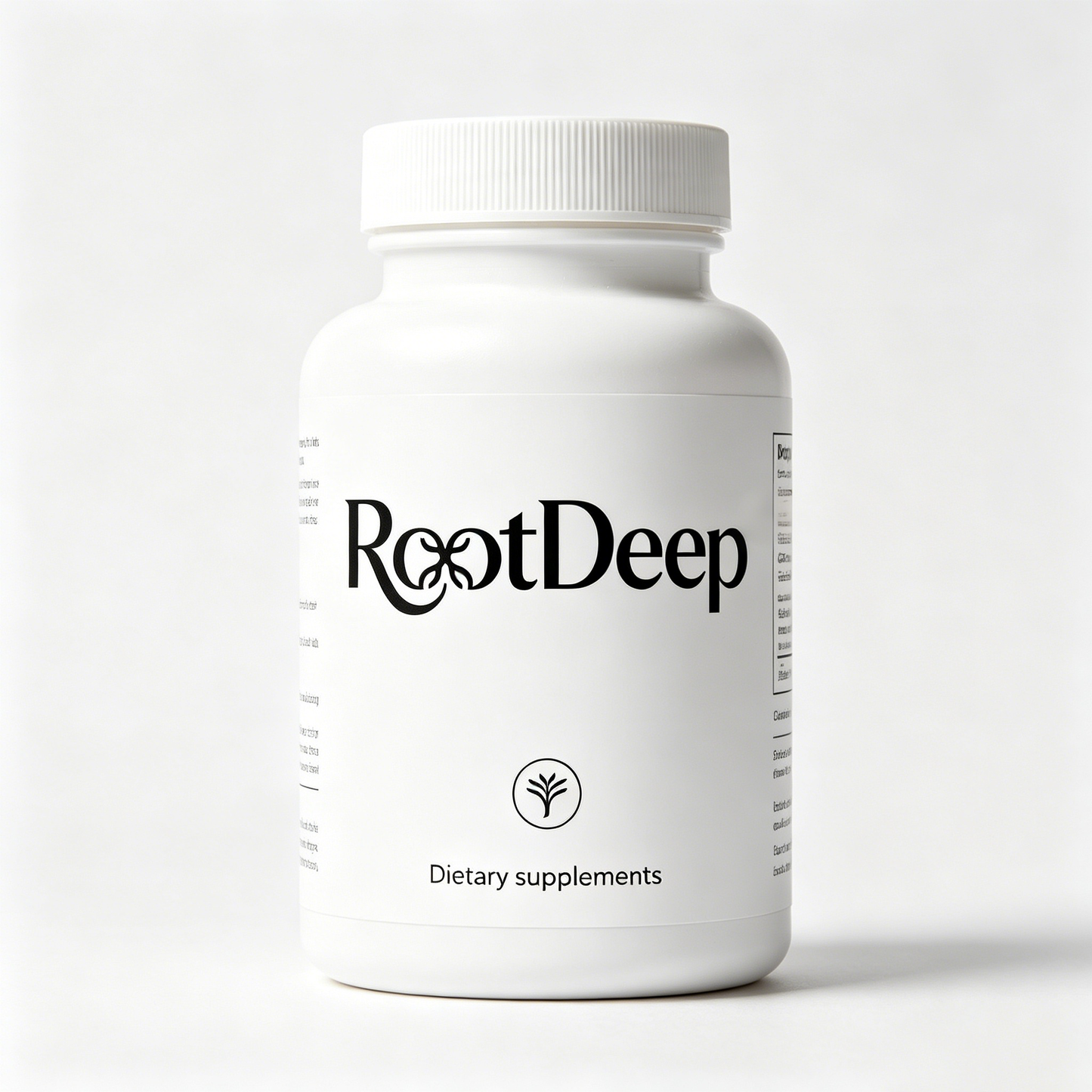RootDeep Natural Raw Herbal Extract Supplement Capsules, Vegan Friendly Daily Dietary Supplement for Overall Body Health & Immune Support, Easy-to-Swallow Capsule Formula
