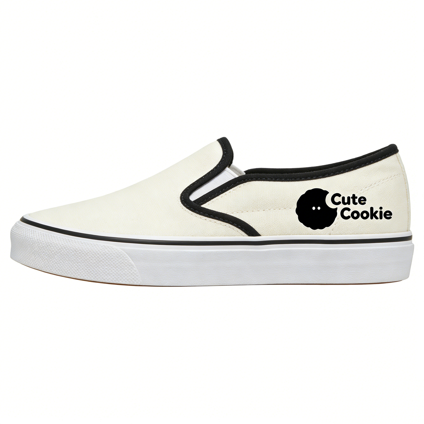【Cute Cookie Shoes】—— Casual & Playful Slip-On Sneakers
