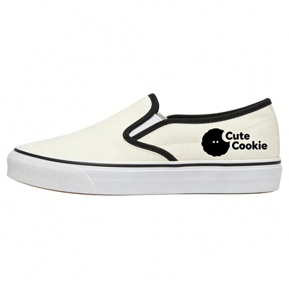 【Cute Cookie Shoes】—— Casual & Playful Slip-On Sneakers