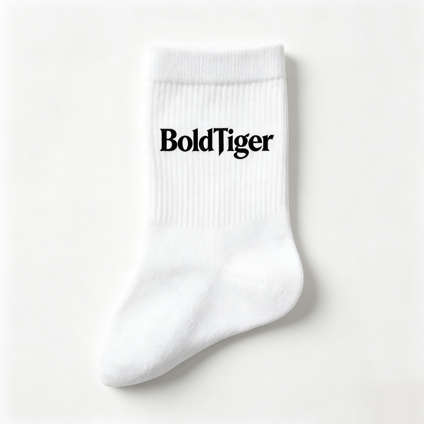 BoldTiger Men’s Ribbed Mid Calf Crew Socks, Soft Breathable Casual Athletic Daily Wear Socks, 4 Pairs Pack