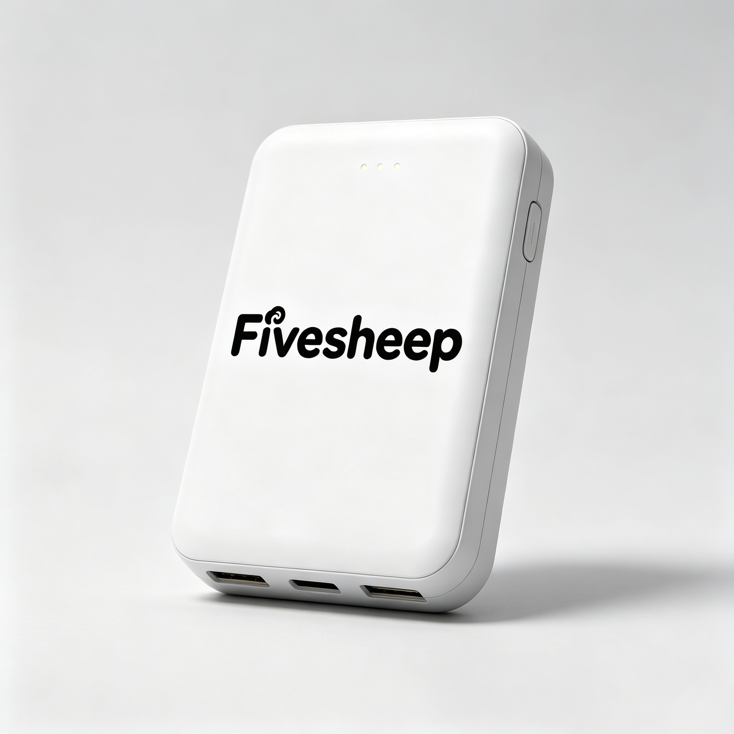 Fivesheep Portable Power Bank, High Capacity Mini Portable Charger with 3 USB Output Ports, Compact Slim External Battery Pack, Fast Charging Portable Phone Charger Travel Daily Use, Premium White Gift Box