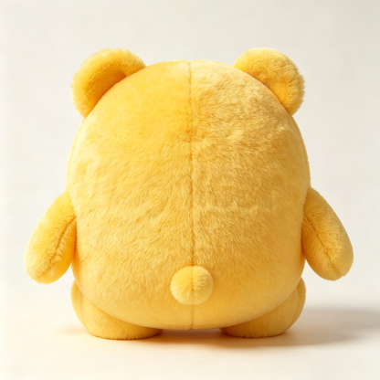 【Toydoor Round Bear Plush Toy】—— Ideal Companion for Decor & Warm Gift-Giving