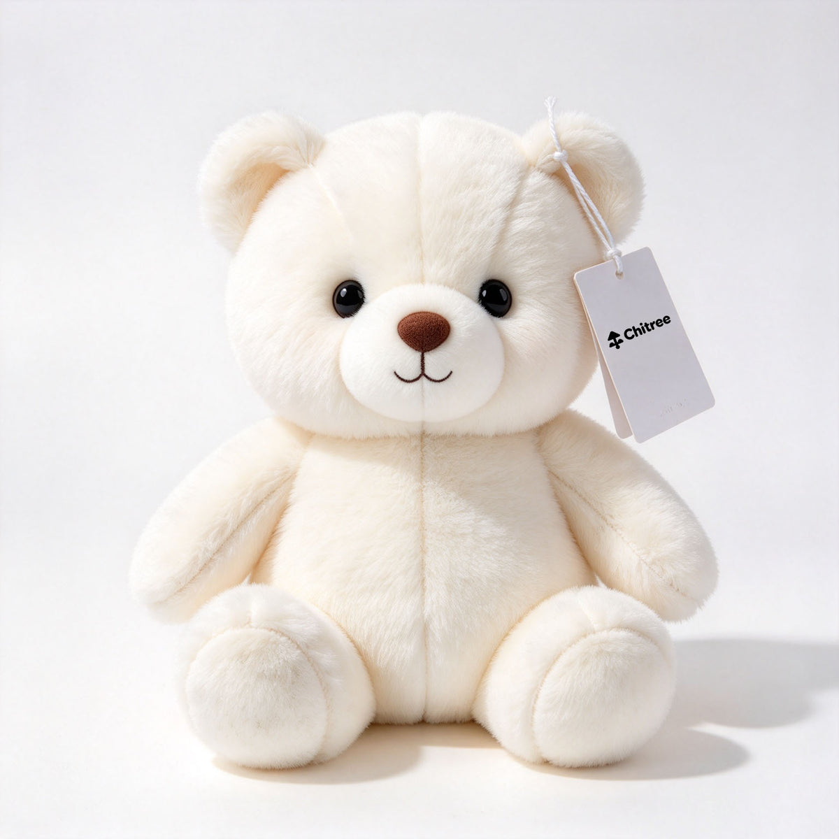 Chitree Teddy Bear Plush Toy, Soft Stuffed Animal Bear Doll, Cuddly Hugging Plush Companion for Kids Adults, Ideal Home Decor & Gift