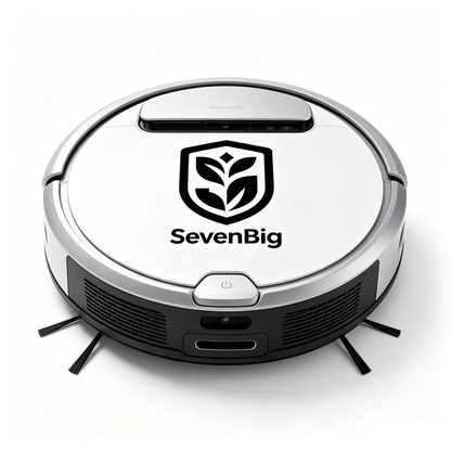 SevenBig Robot Vacuum Cleaner, Smart Electric Sweeper with Strong Suction, Automatic Obstacle Avoidance, Low Profile Robotic Vacuum for Hard Floors and Thin Carpets, Home Cleaning Helper