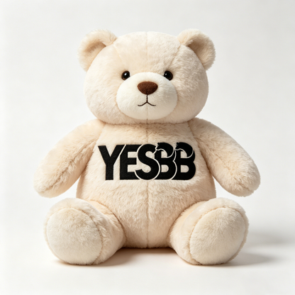 YESBB Ultra-Soft Plush Teddy Bear, Cute Stuffed Animal Toy, Soft Huggable Pillow for Kids, Adults, Gift for Birthday, Valentine's Day, Home Decor