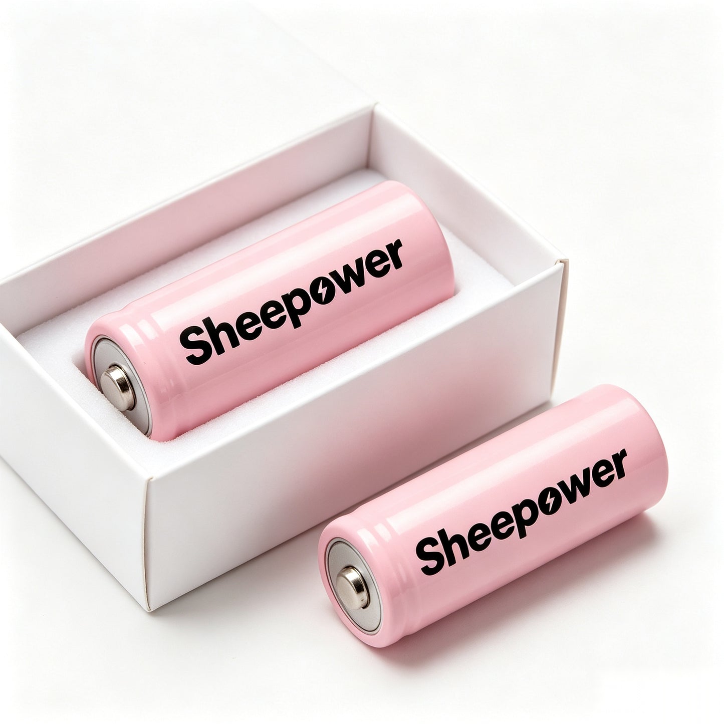 Sheepower Rechargeable Lithium Battery 5 Pack, High Capacity 3.7V Lithium Ion Cell, Stable Discharge Replacement Battery for Flashlight, Bluetooth Speaker, Small Electronic Devices