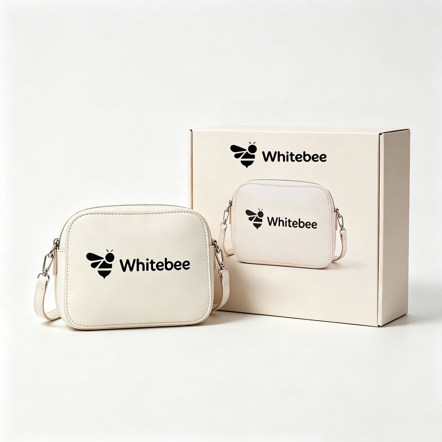 Whitebee Women Crossbody Bag, Soft Faux Leather Small Shoulder Handbag, Lightweight Daily Sling Purse with Adjustable Strap for Shopping Travel Dating