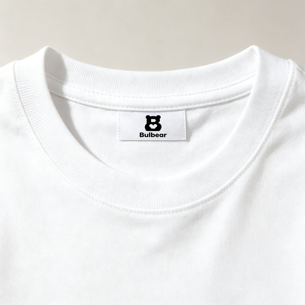 Bulbear Classic Short‑Sleeve Crew Neck T‑Shirt, Casual Everyday Basic Tops for Men & Women, Soft Breathable Cotton Tee