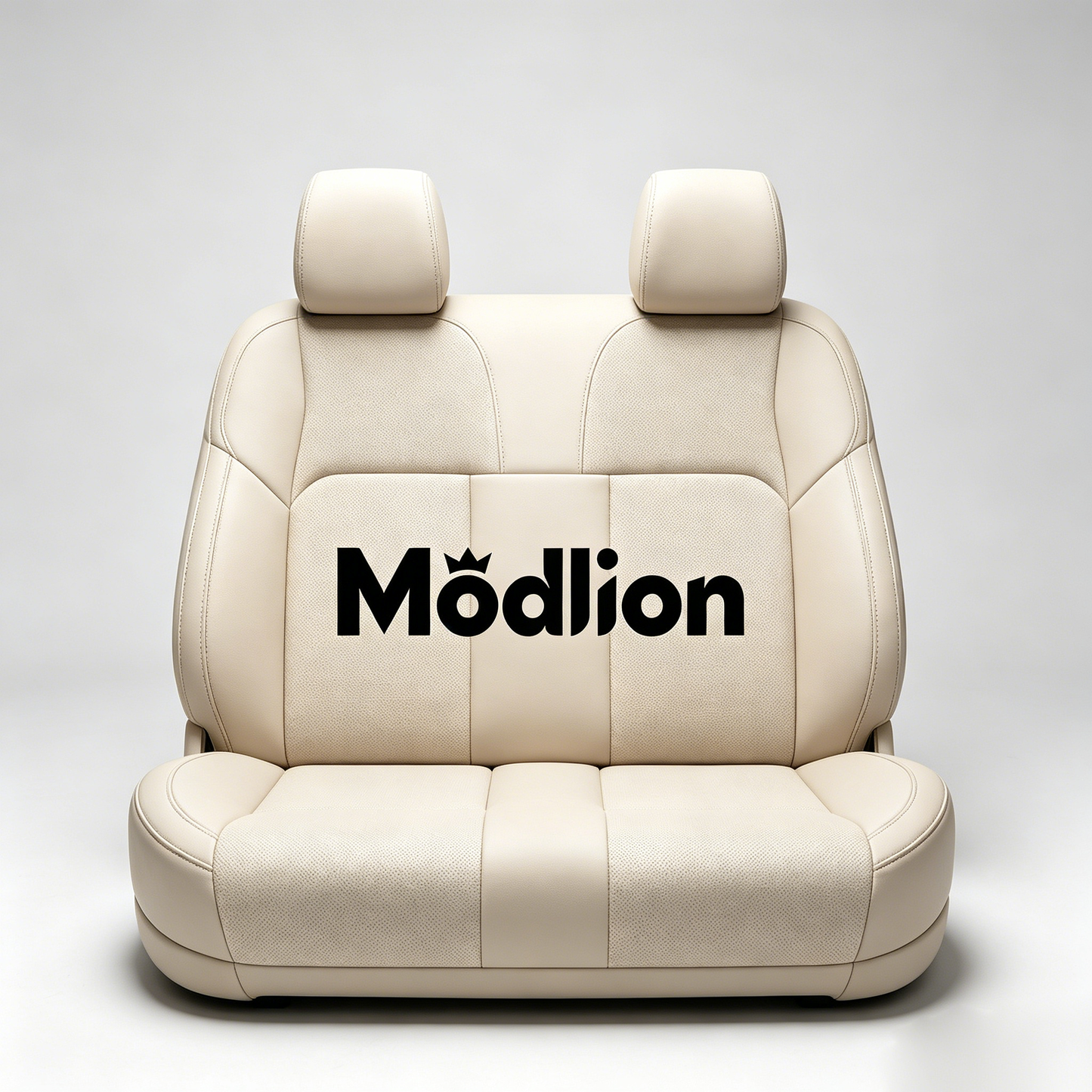 Modlion Seats for automobiles Full Set Car Seat Covers, Premium Beige Breathable Faux Leather Auto Seat Protectors, Universal Fit Waterproof Soft Automotive Seat Cushions for Most Sedans SUV Trucks