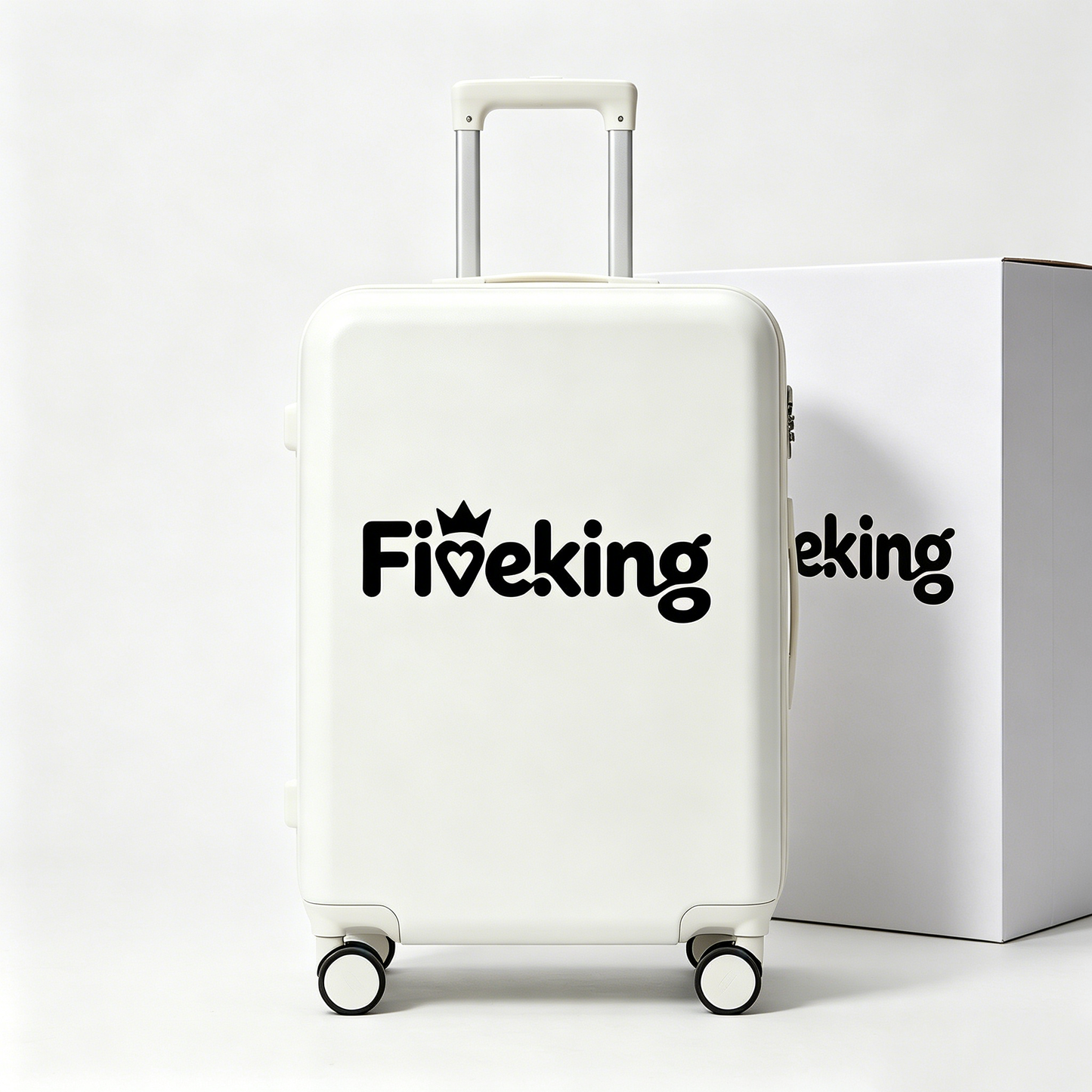 Fiveking Hard Shell Carry On Luggage, Lightweight Expandable Rolling Suitcase with TSA Lock, Quiet Spinner Wheels Travel Luggage for Trips Business & Vacation