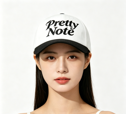 【Pretty Note Two-Tone Baseball Cap】—— Your Go-To Accessory for Style & Sun Protection