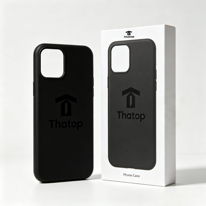 Thatop Silicone Phone Case, Soft Shockproof Mobile Phone Cover, Slim Matte Protective Case, Anti-Scratch Non-Slip Phone Shell for Smartphone